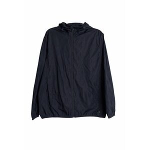 Chaps Men's Navy Blue Nylon Zip-Up Windbreaker Jacket – Size XXL